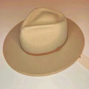 Will+Bear Calloway Cream | White Felt Sun Hat Unisex 100 % Wool